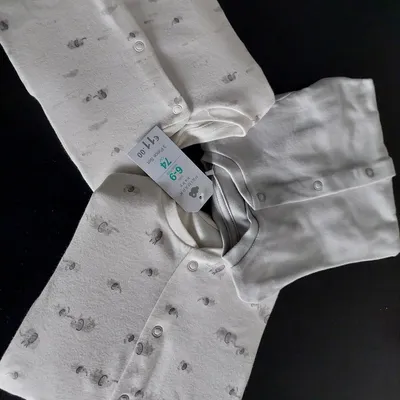 Lot de grenouillères légères 6/9 mois 